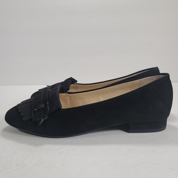 Alex Marie Black Suede Moccasin Flats Women's Size 7.5 - Picture 7 of 11